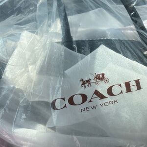 Coach Black Leather Tote